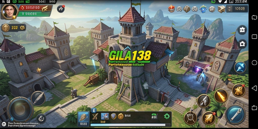 Screenshot utama GILA138 menampilkan gameplay Tower Defense yang menarik.