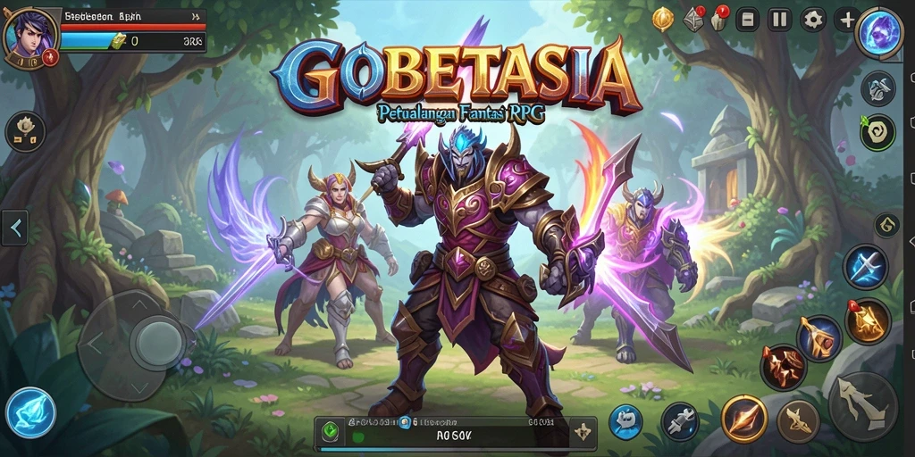 Tampilan gameplay GOBETASIA yang menegangkan dan menawan.