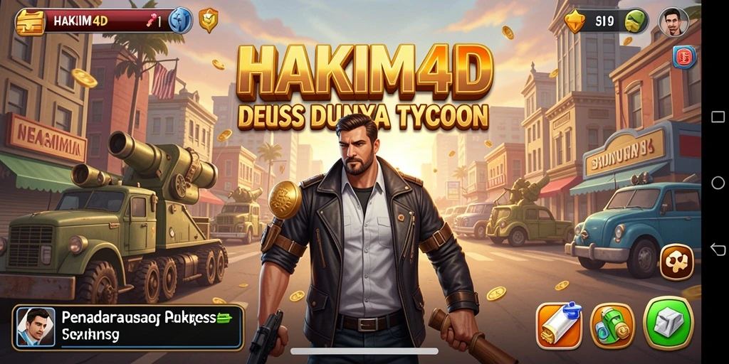 Tampilan gameplay HAKIM4D yang menarik dengan grafis yang menawan.