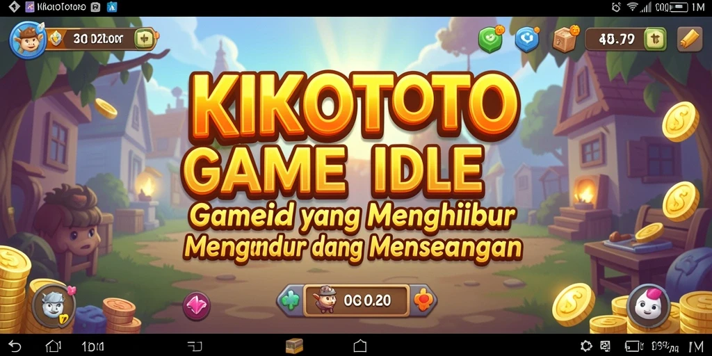 Tampilan gameplay KIKOTOTO yang memukau dengan mekanika Idle.