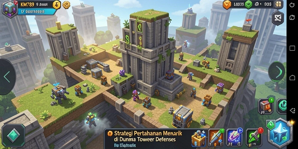 Gameplay seru Tower Defense di KM789 yang penuh strategi.