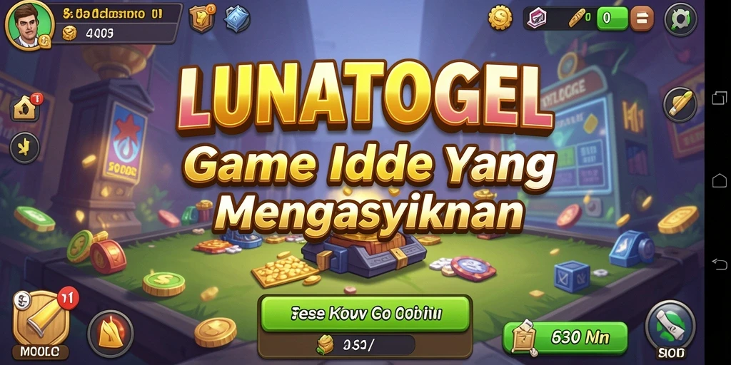 Tampilan gameplay LUNATOGEL yang menarik dan menyenangkan.