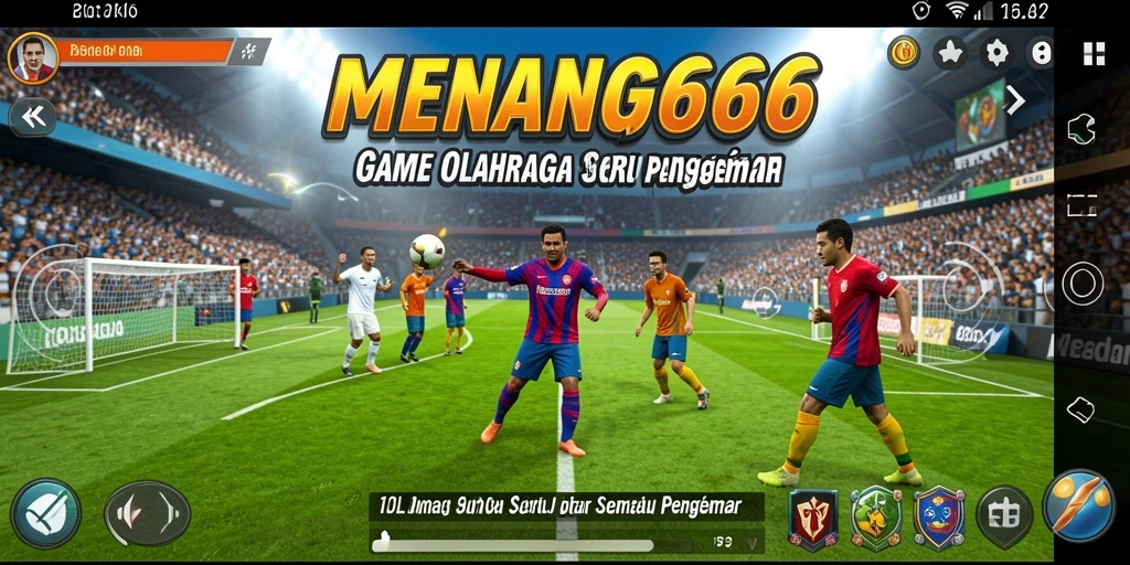 Screenshot utama MENANG666 menampilkan pengalaman gameplay olahraga yang menegangkan.