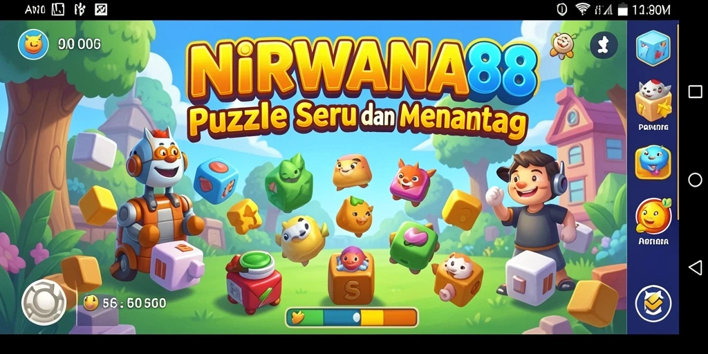 Tampilan gameplay seru dari NIRWANA88 yang penuh teka-teki.