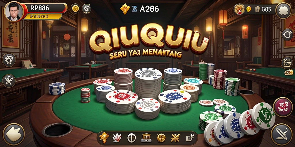 Tampilan gameplay menarik dari RP886 dalam QiuQiu.