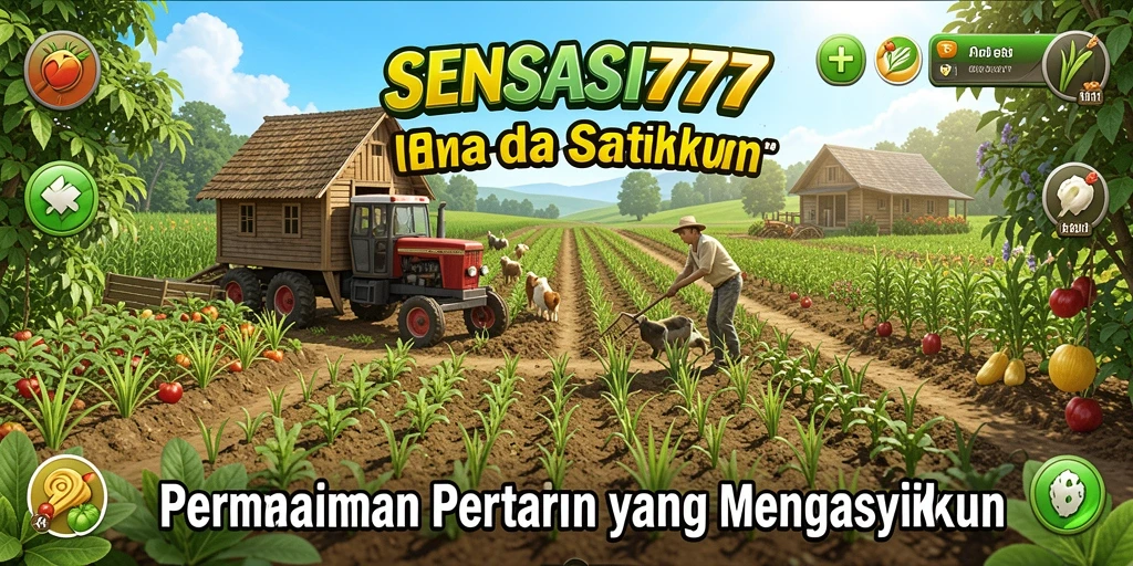 Tampilan menarik dalam gameplay pertanian SENSASI777.
