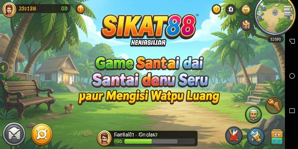 Tampilan gameplay menarik dengan grafis cerah dan penuh aksi.