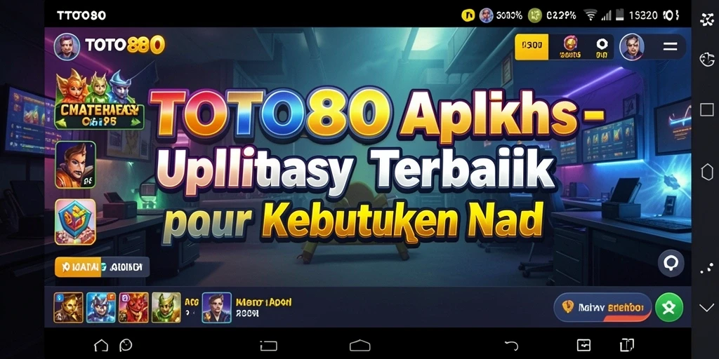 Tampilan antarmuka TOTO80 dengan fitur-fitur Utility yang menarik.