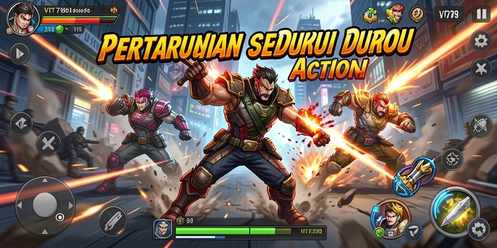 Tampilan gameplay seru dari VT789 dengan aksi cepat.